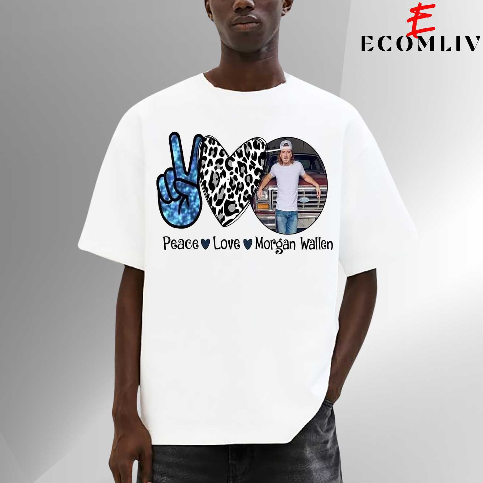 I Love Morgan T Shirt, Unisex Fan Shirt, Country Music Tee, Casual Streetwear Top